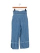Agnona High-Rise Wide Leg Jeans