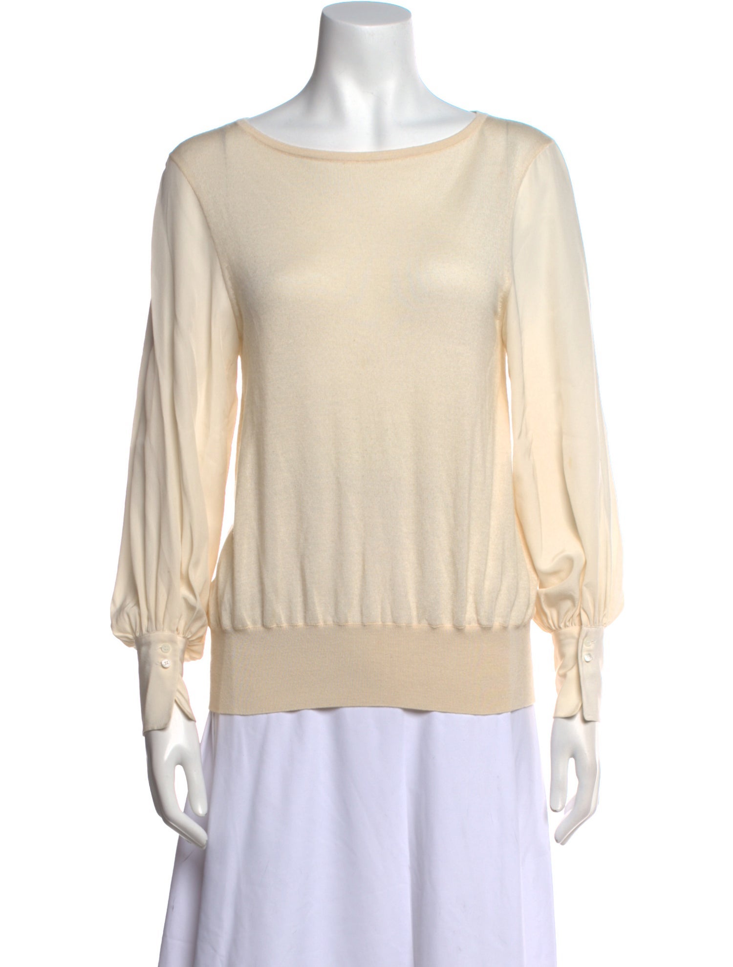 Agnona Cashmere Bateau Neckline Sweater