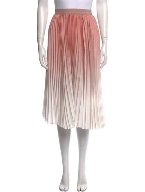 Agnona Colorblock Pattern Knee-Length Skirt