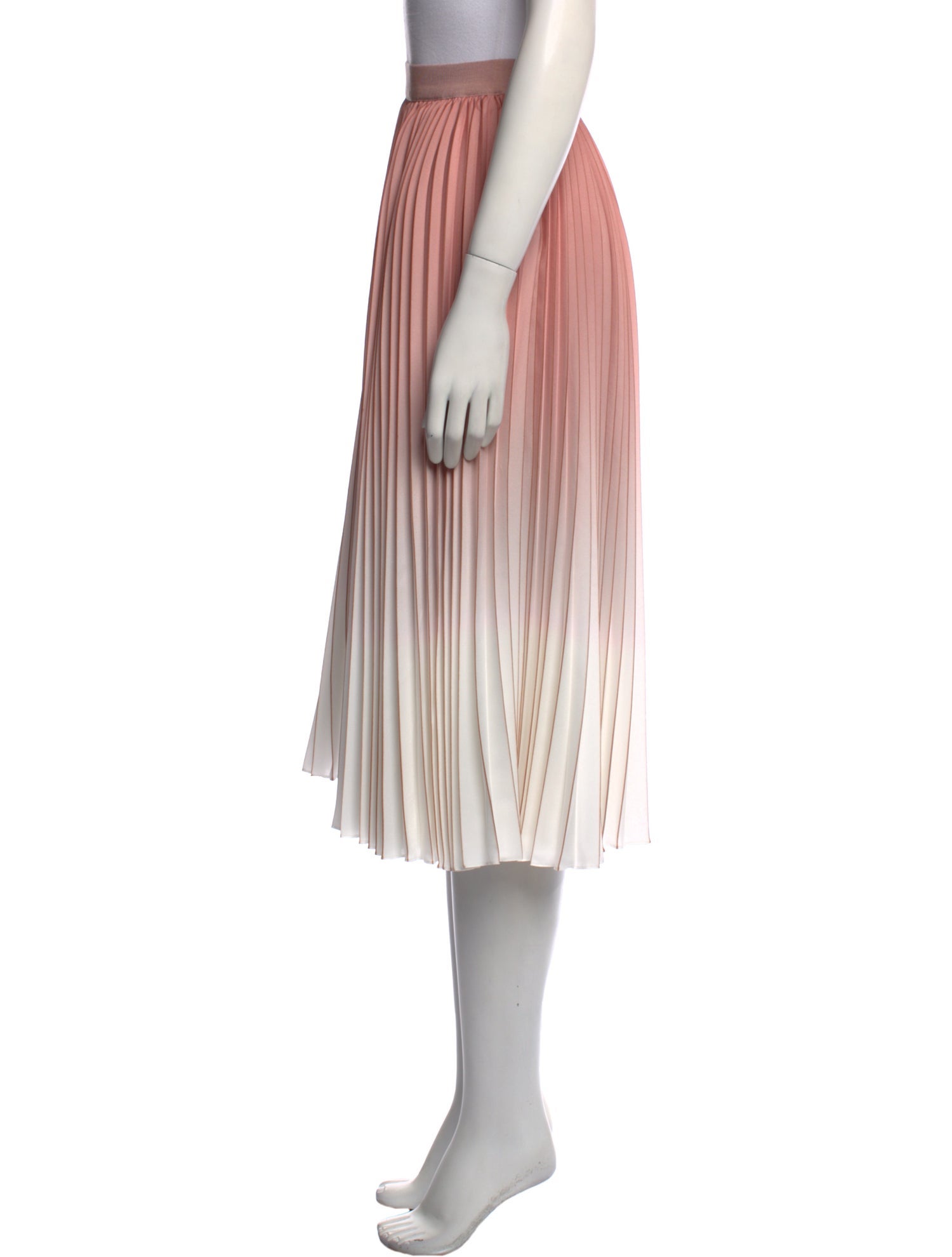 Agnona Colorblock Pattern Knee-Length Skirt