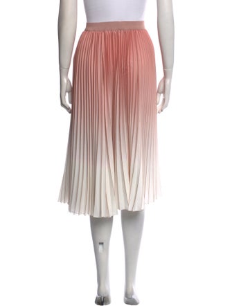 Agnona Colorblock Pattern Knee-Length Skirt