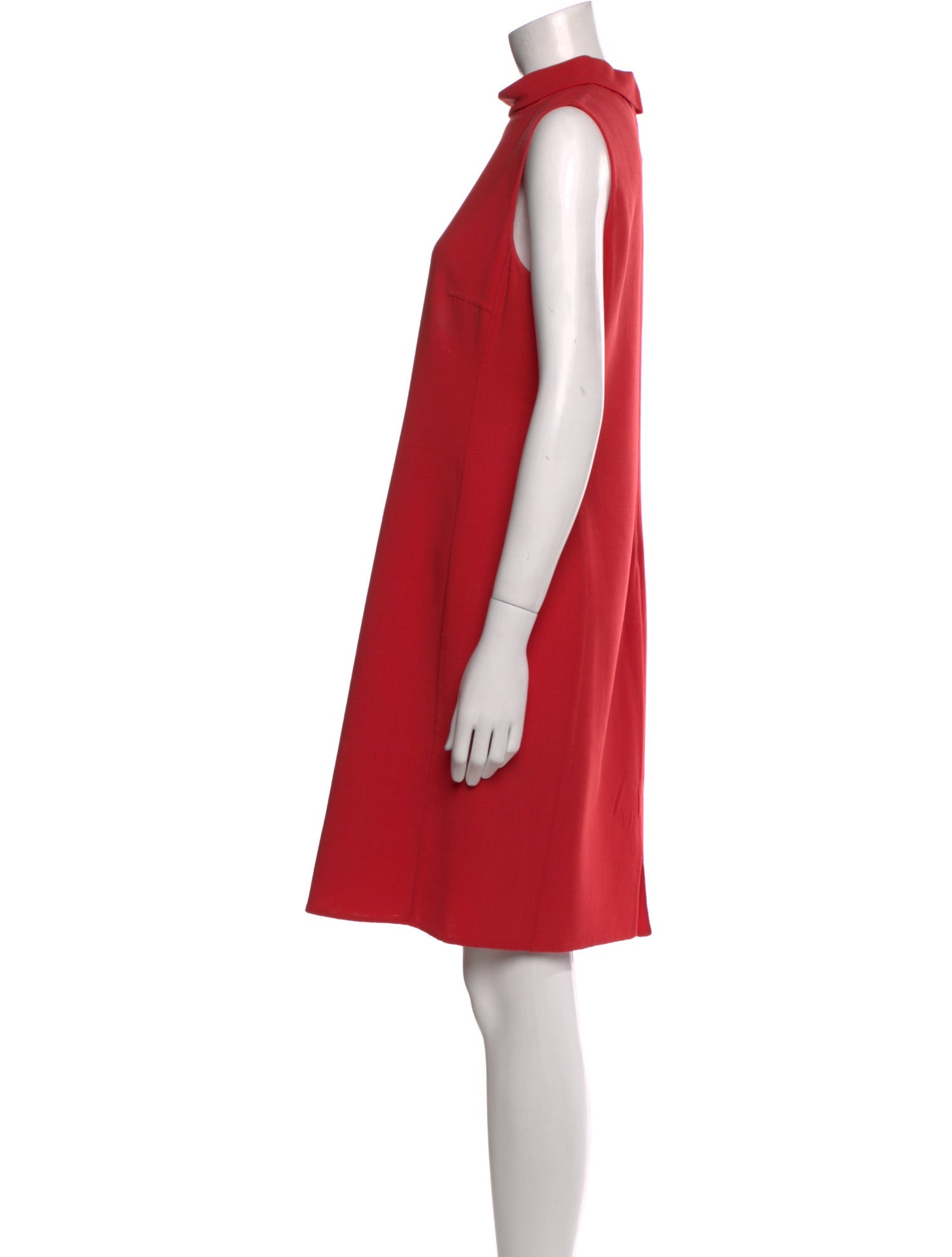 Agnona Mock Neck Knee-Length Dress