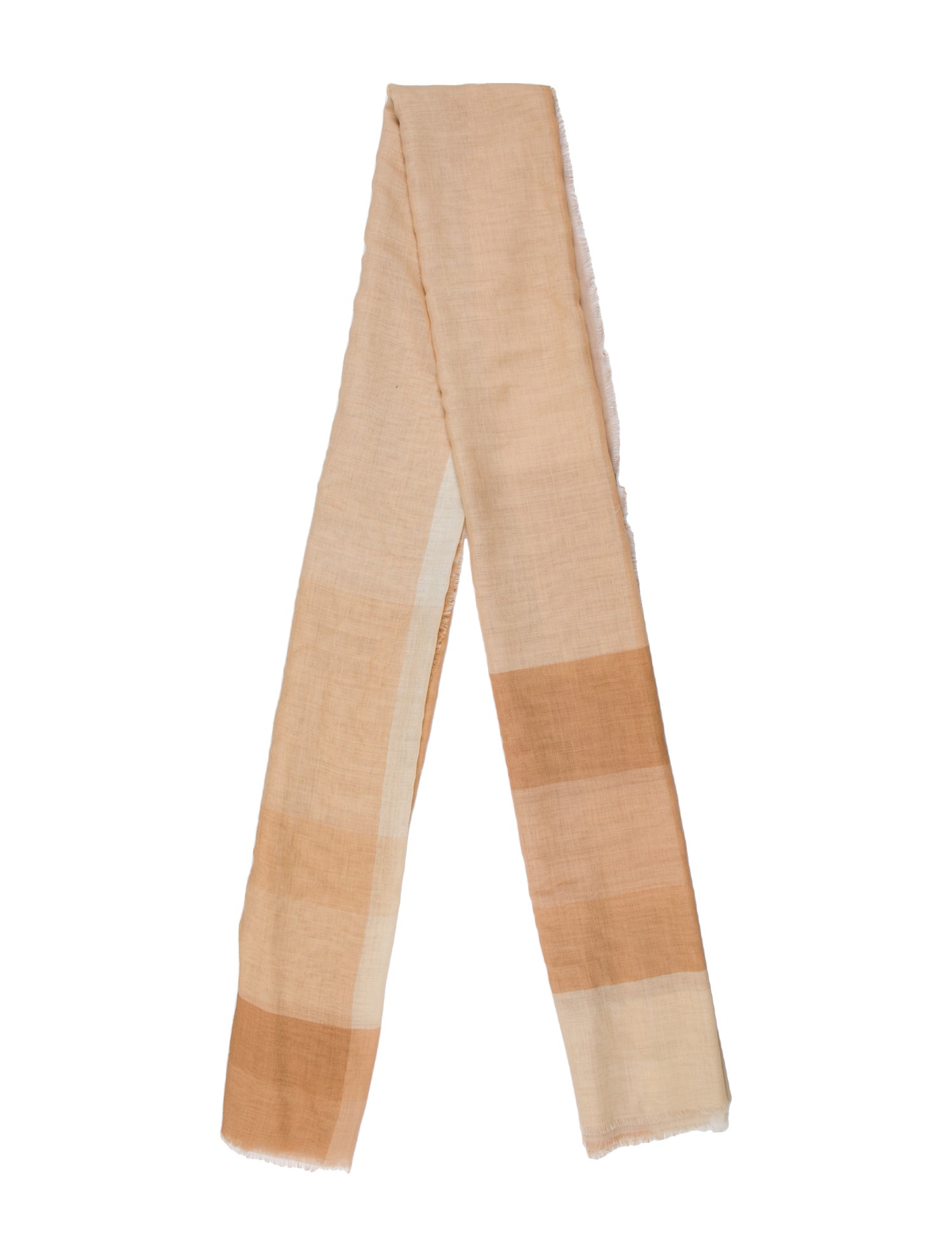 Agnona Wool Colorblock Pattern Scarf