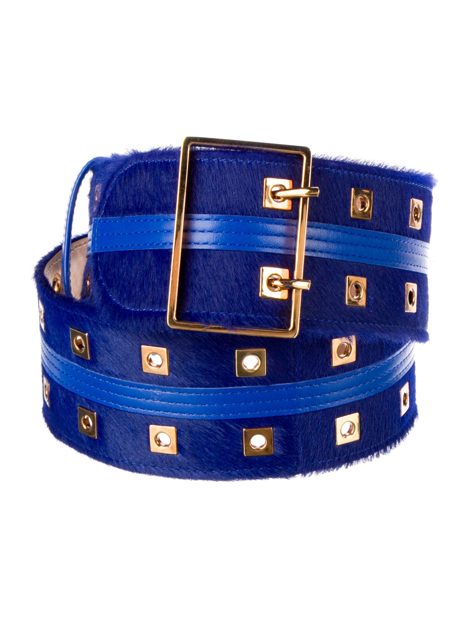 Agnona Wide Ponyhair Belt