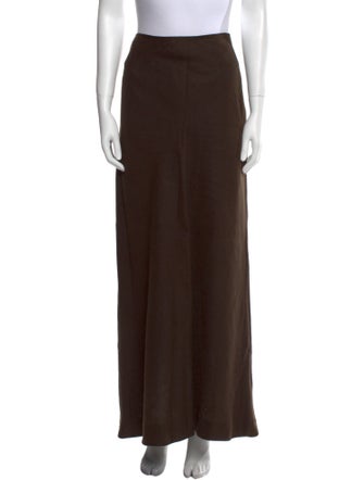 Agnona Linen Long Skirt
