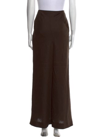 Agnona Linen Long Skirt