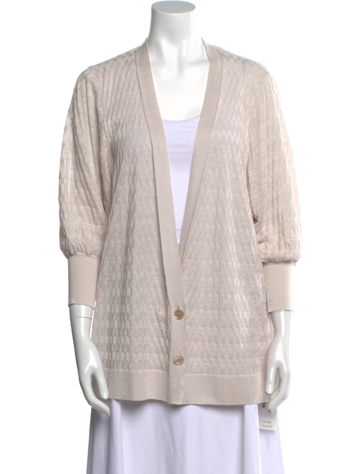 Agnona Linen V-Neck Sweater