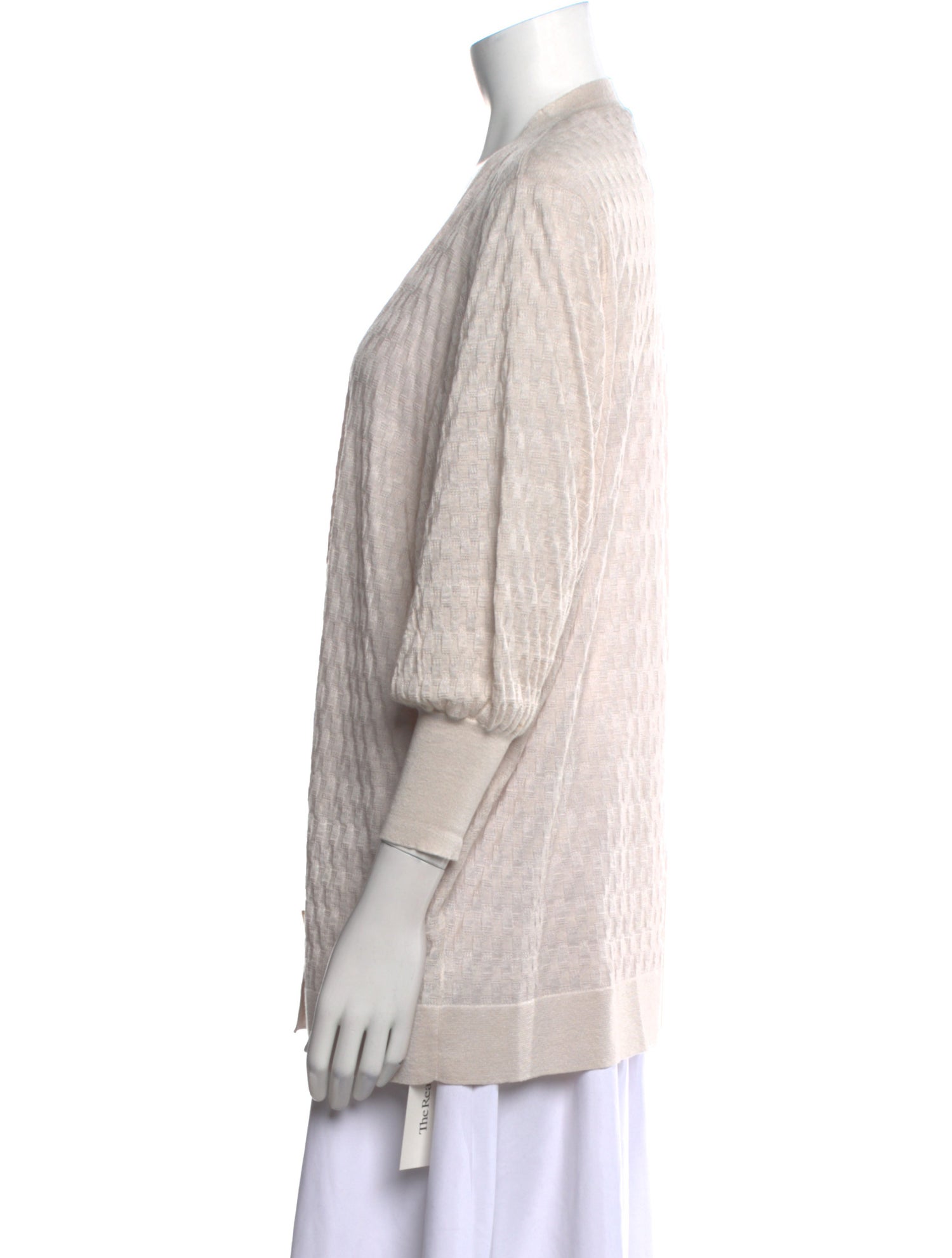 Agnona Linen V-Neck Sweater