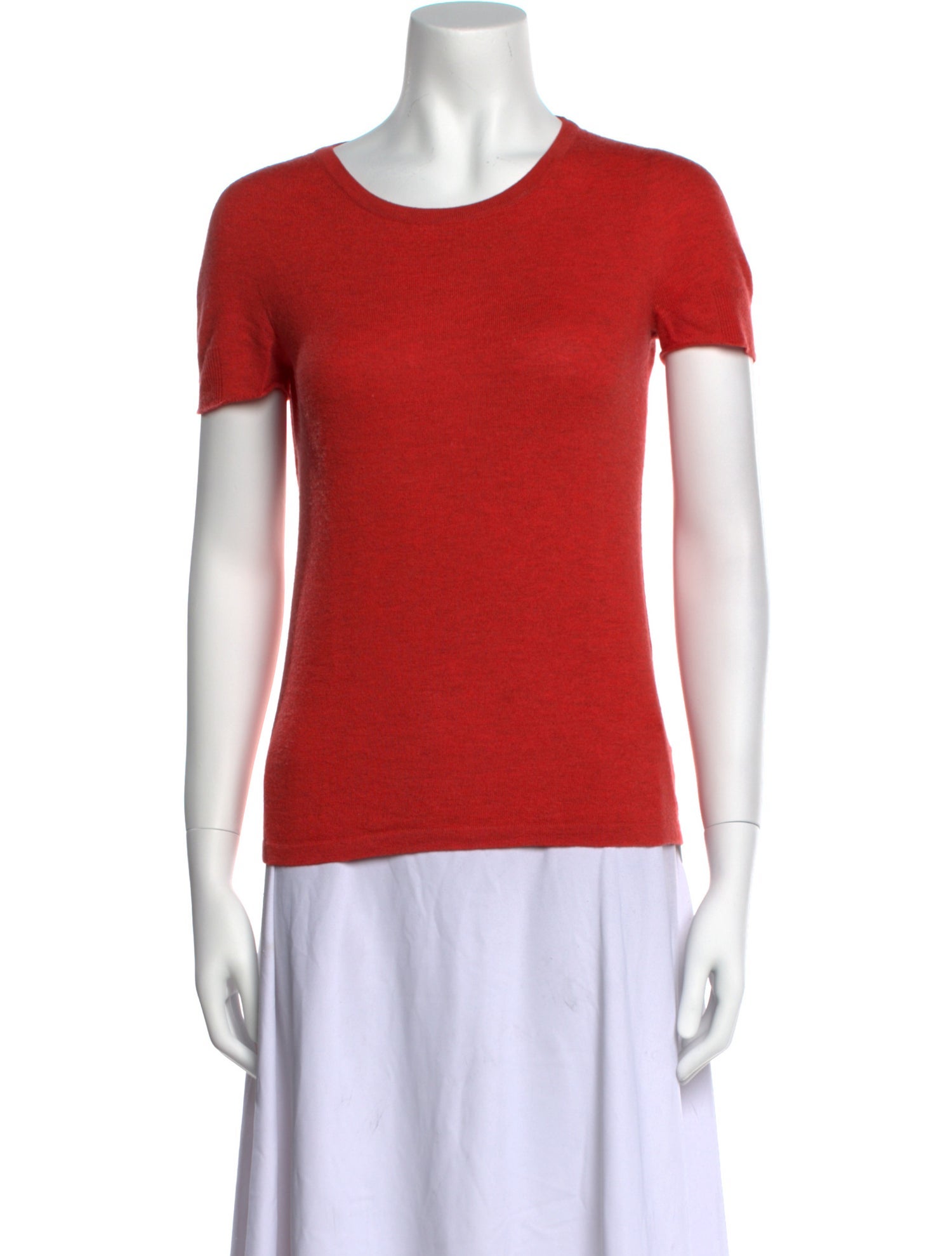 Agnona Cashmere Scoop Neck T-Shirt