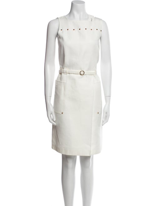 Agnona Square Neckline Knee-Length Dress