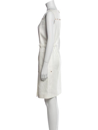 Agnona Square Neckline Knee-Length Dress