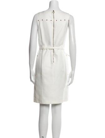 Agnona Square Neckline Knee-Length Dress