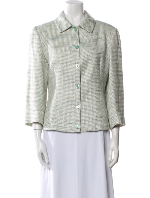 Agnona Tweed Pattern Blazer