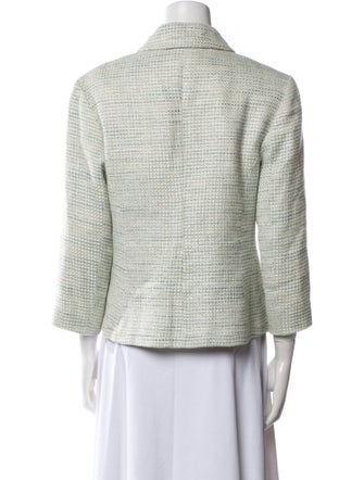Agnona Tweed Pattern Blazer