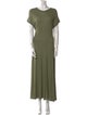 Agnona Crew Neck Long Dress