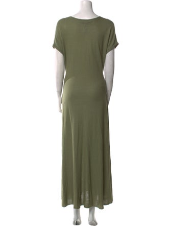 Agnona Crew Neck Long Dress
