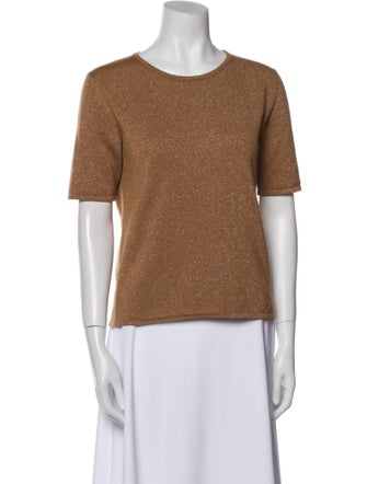 Agnona Cashmere Scoop Neck T-Shirt