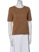 Agnona Cashmere Scoop Neck T-Shirt