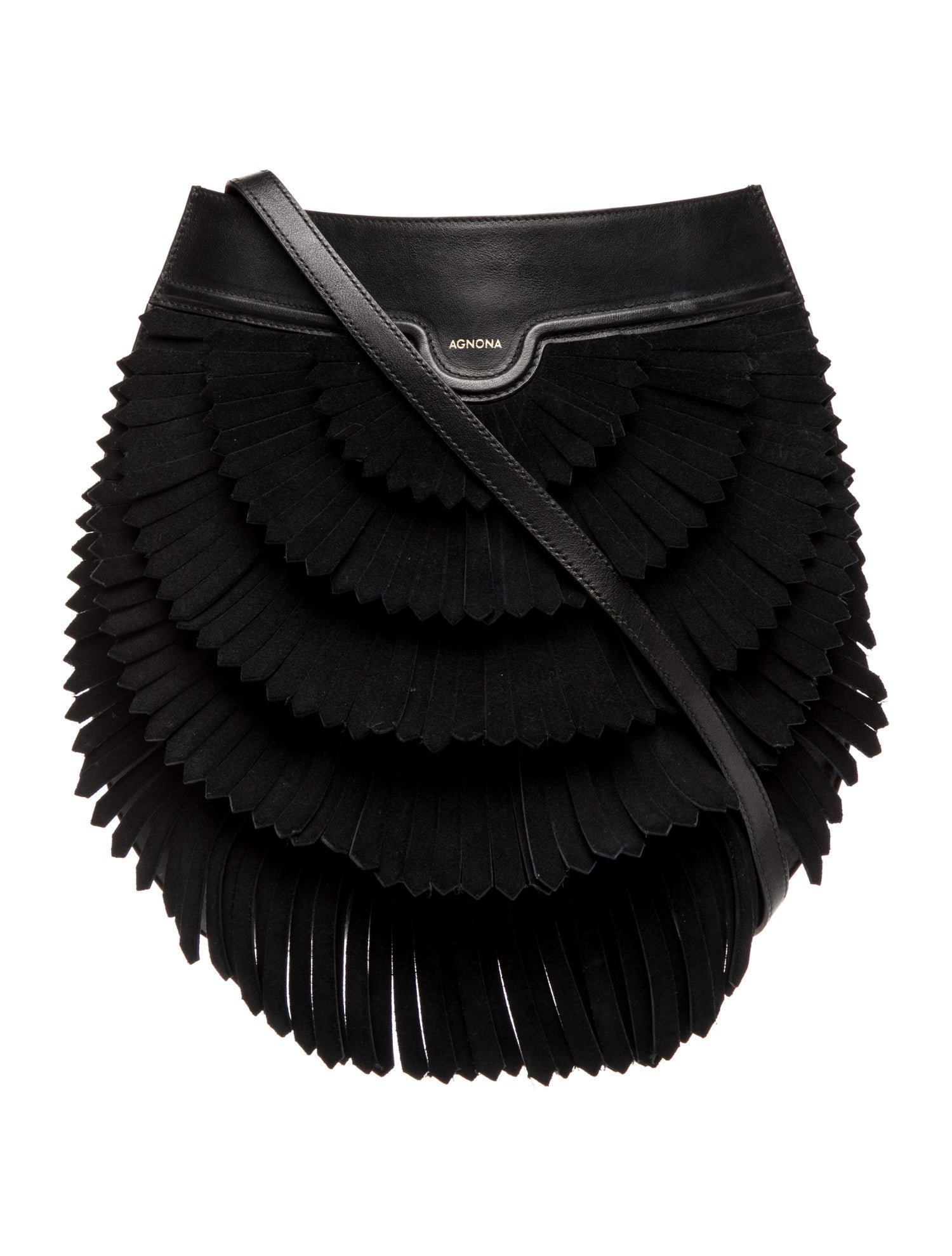 Agnona Leather Shoulder Bag