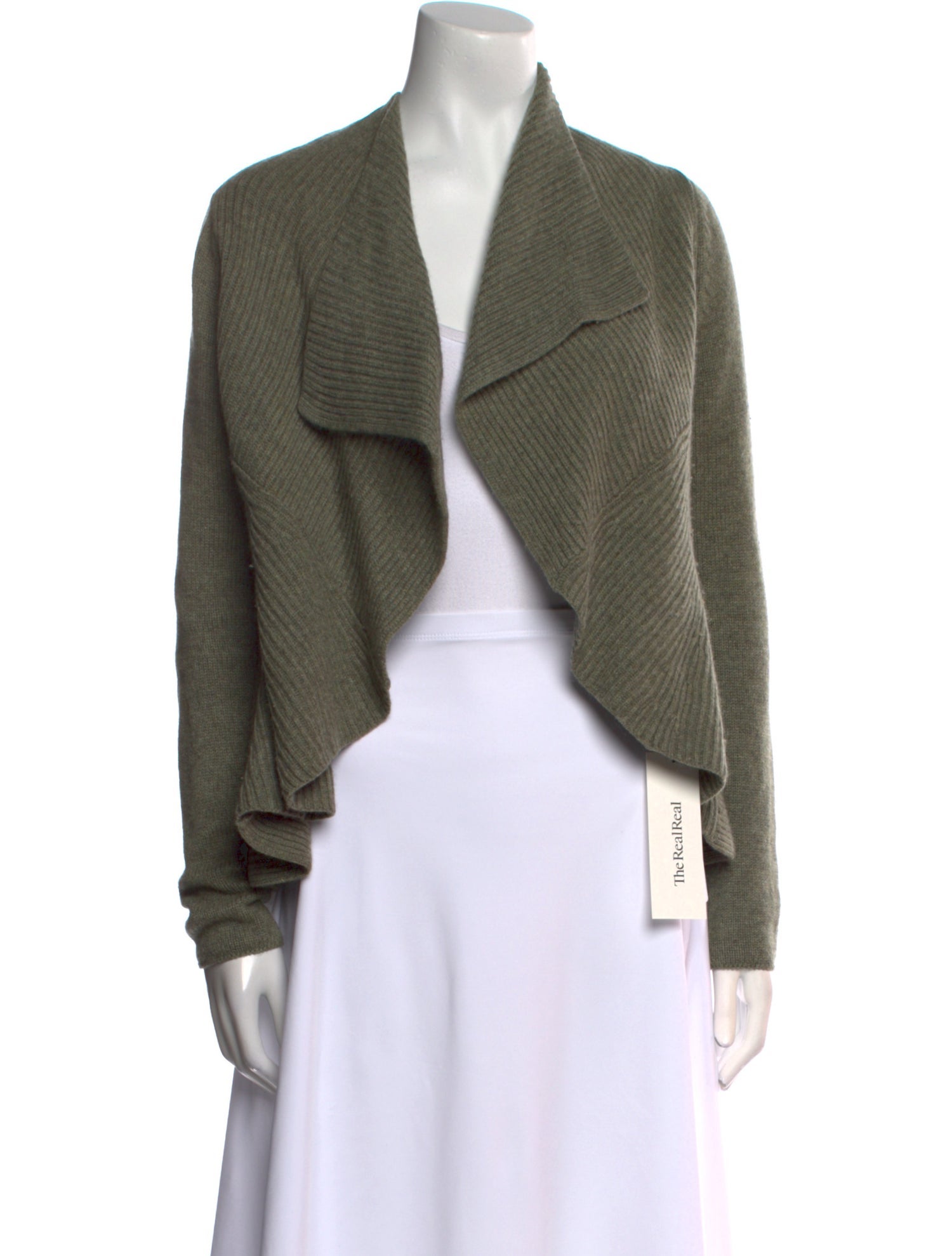 Agnona Cashmere Open Front Sweater