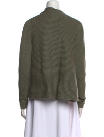 Agnona Cashmere Open Front Sweater