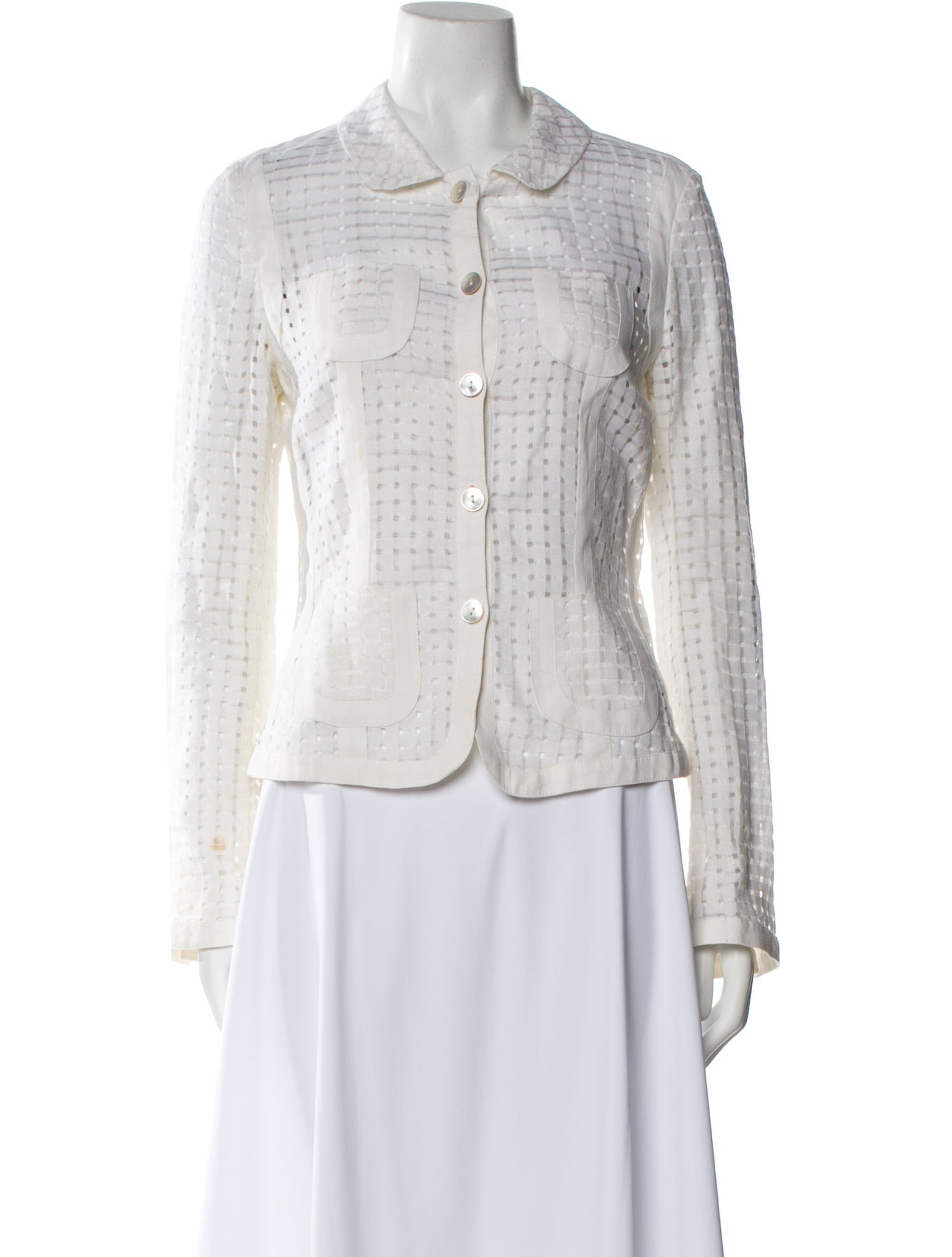 Agnona Linen Evening Jacket
