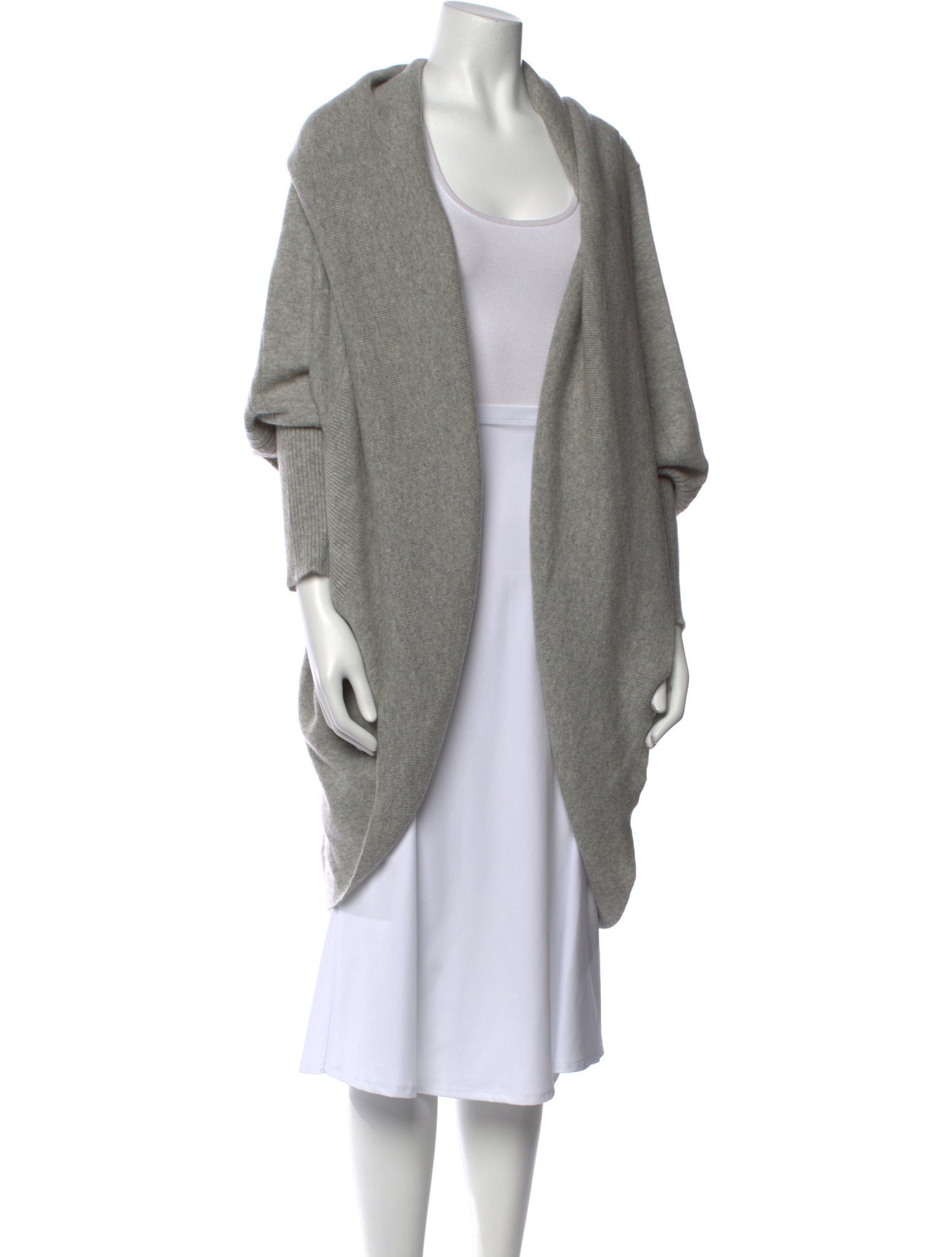 Agnona Cashmere Open Front Sweater