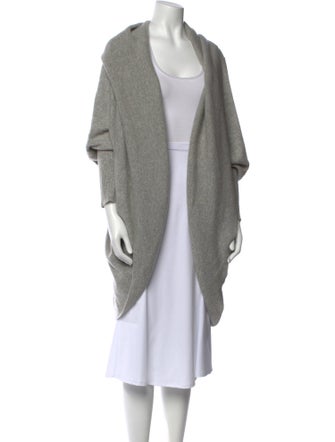 Agnona Cashmere Open Front Sweater