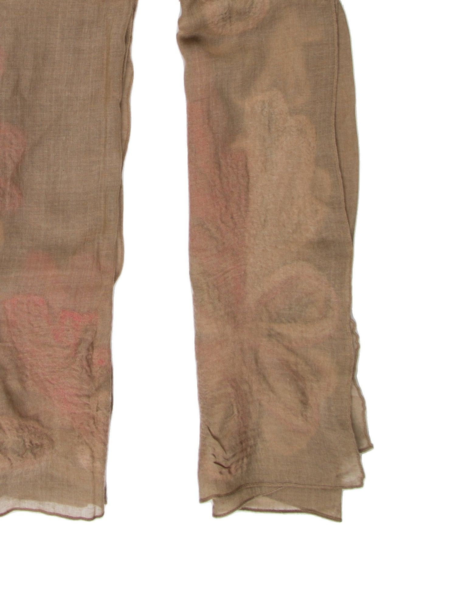 Agnona Cashmere Paisley Print Scarf