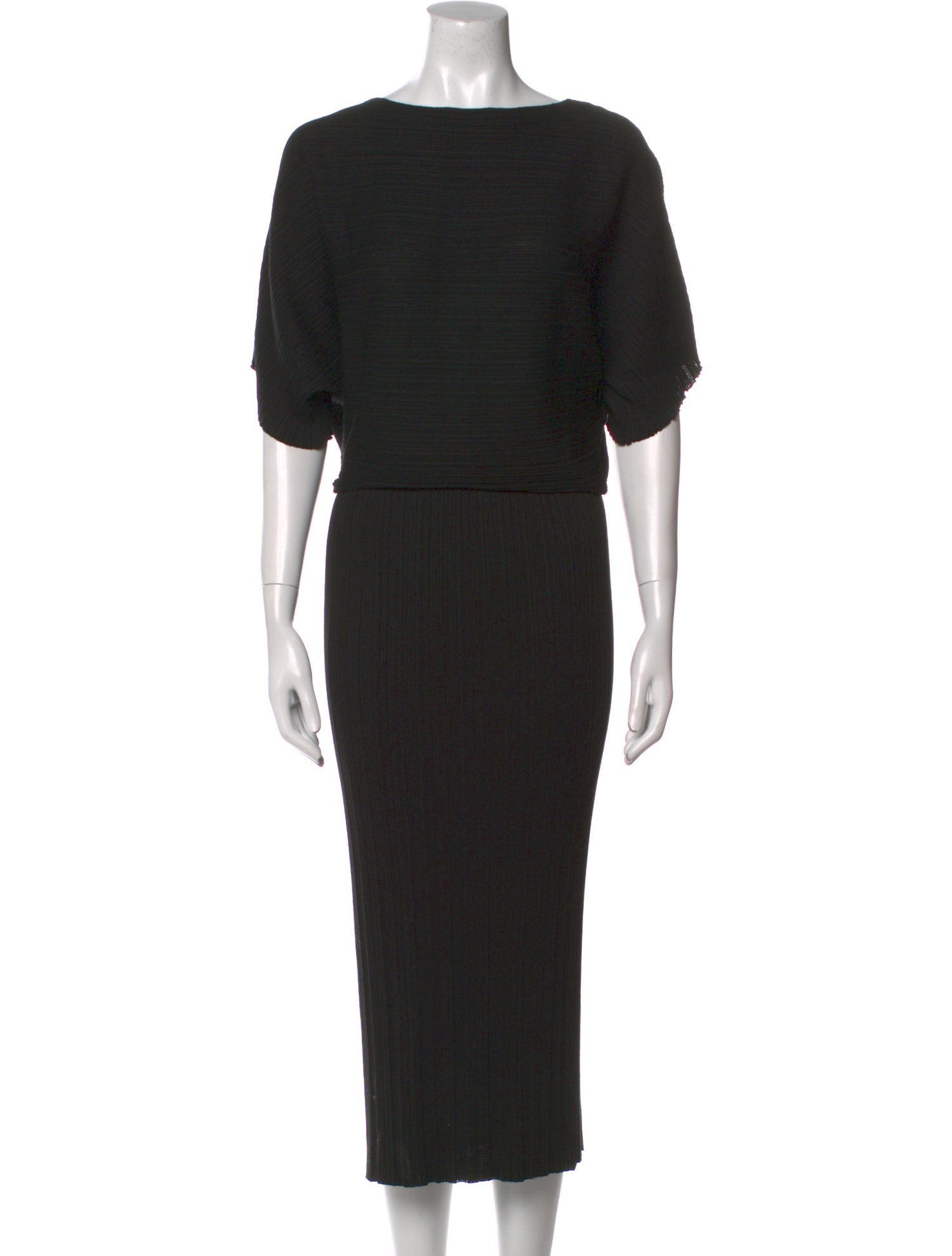 Agnona Bateau Neckline Midi Length Dress