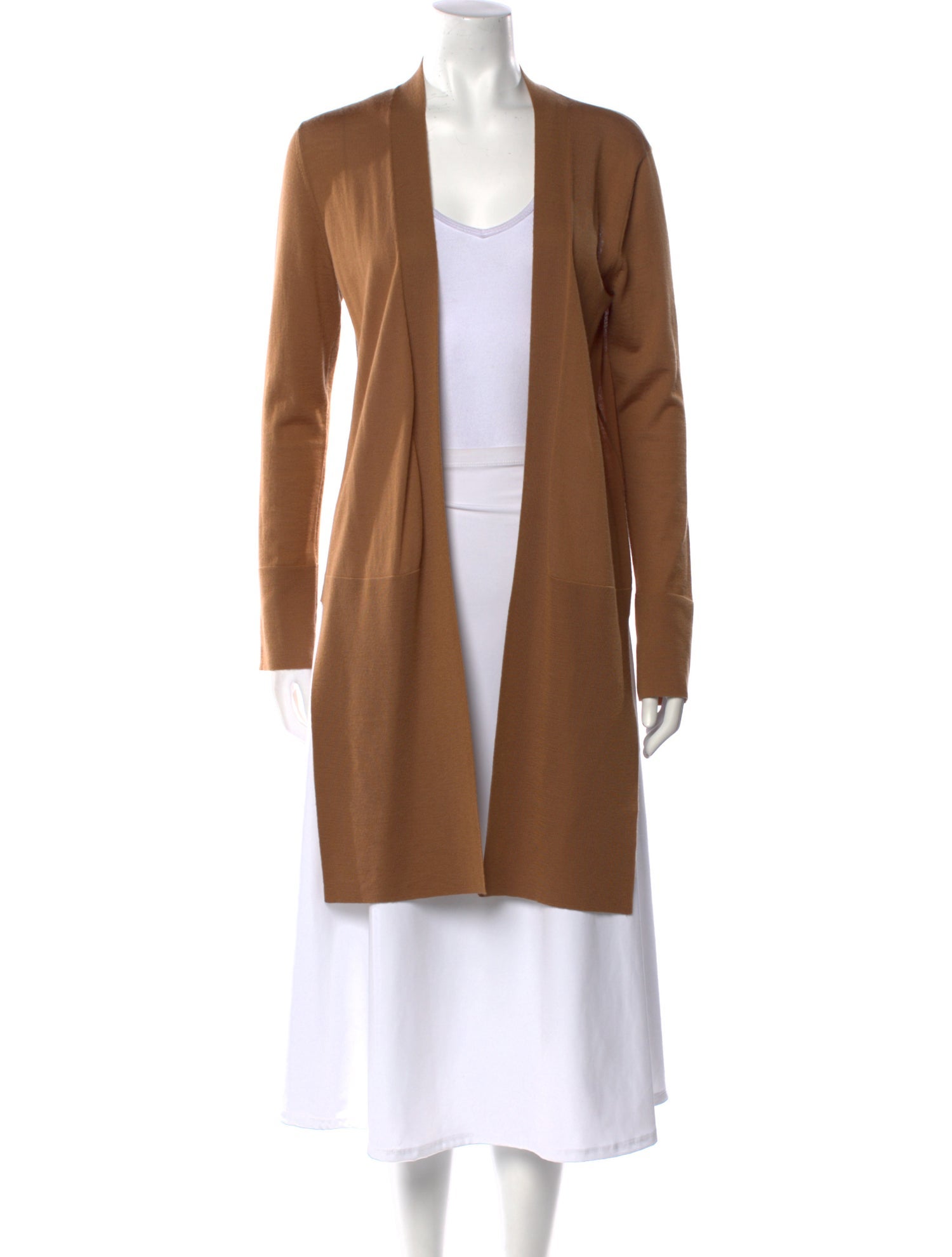 Agnona Cashmere Open Front Sweater