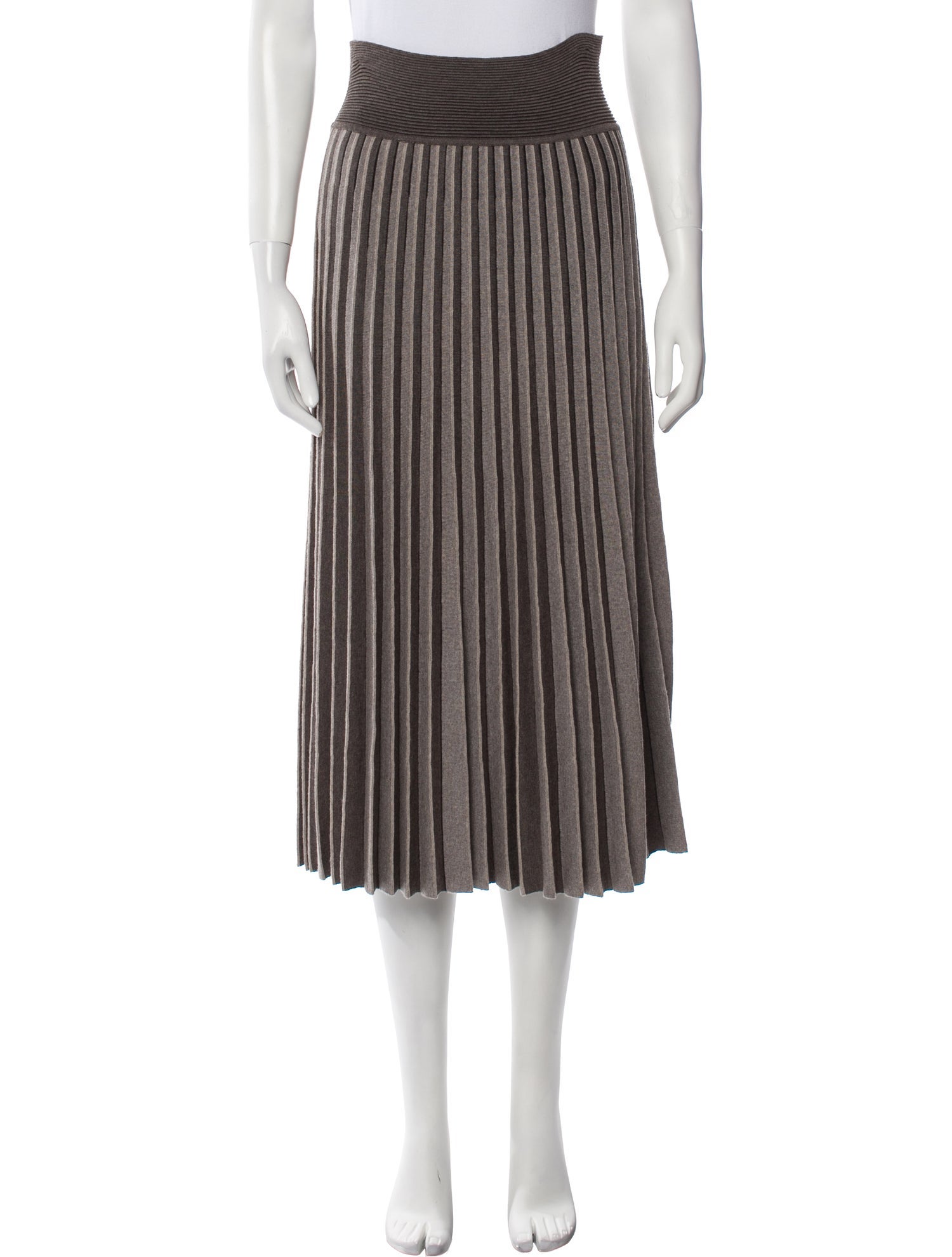 Agnona Wool Midi Length Skirt