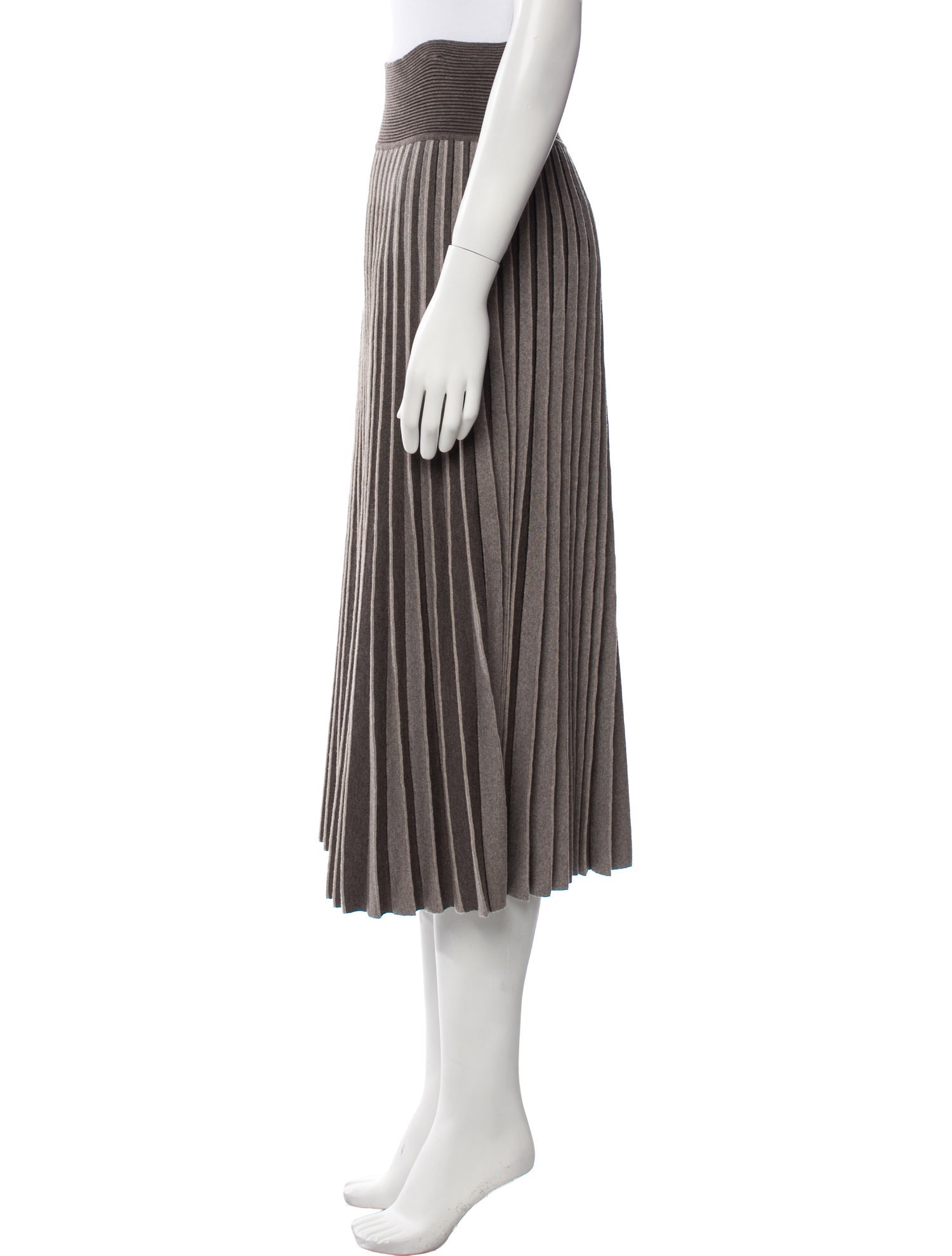 Agnona Wool Midi Length Skirt