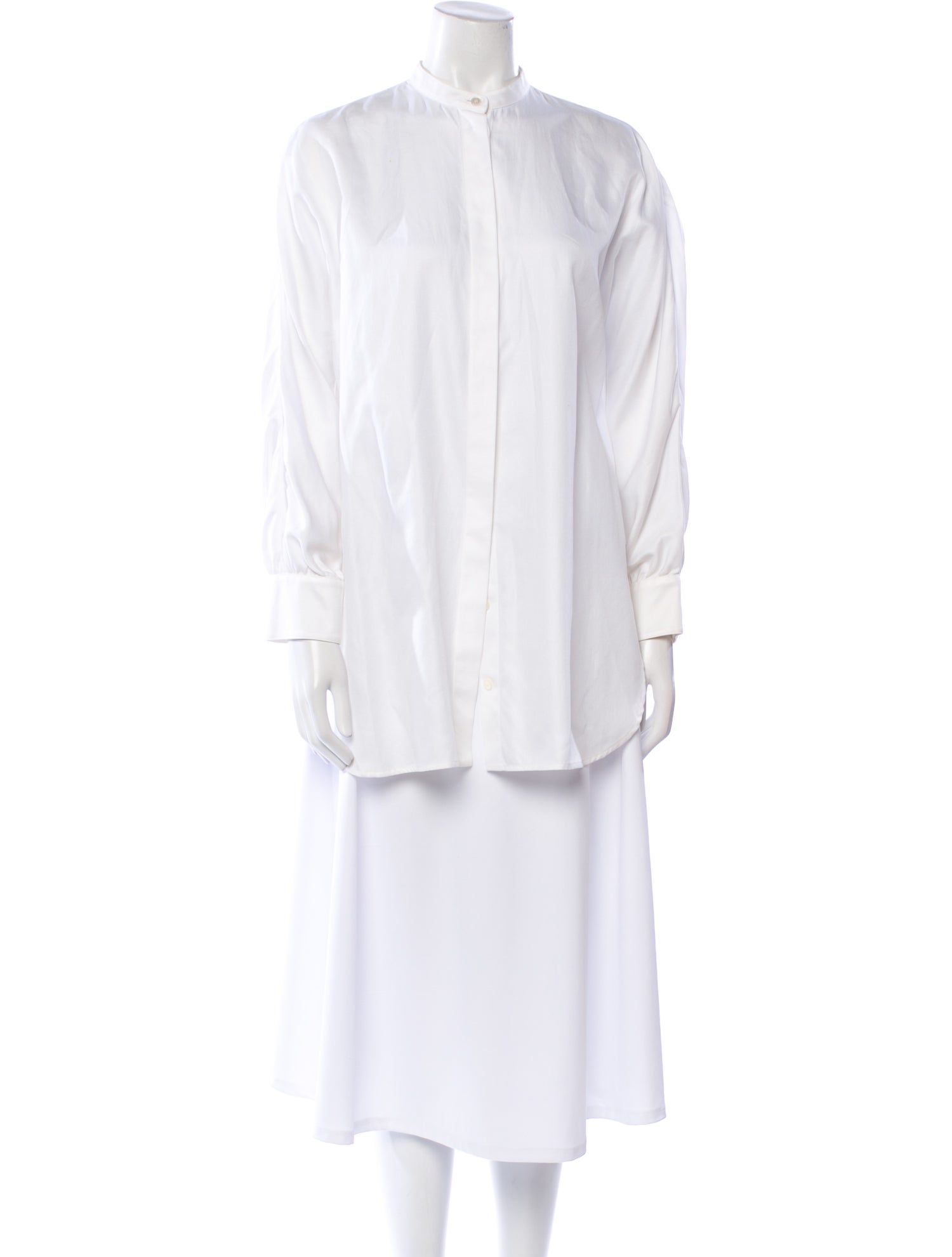 Agnona Mock Neck Long Sleeve Tunic