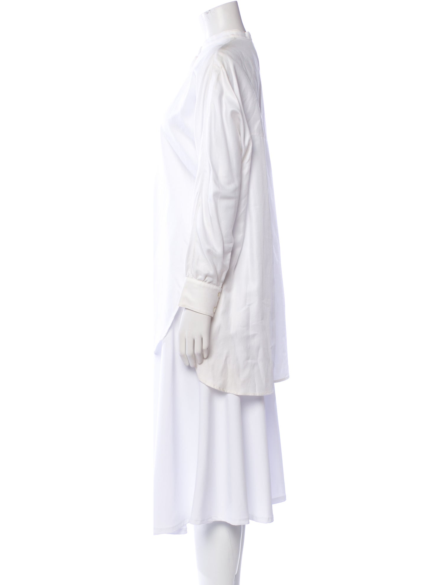 Agnona Mock Neck Long Sleeve Tunic