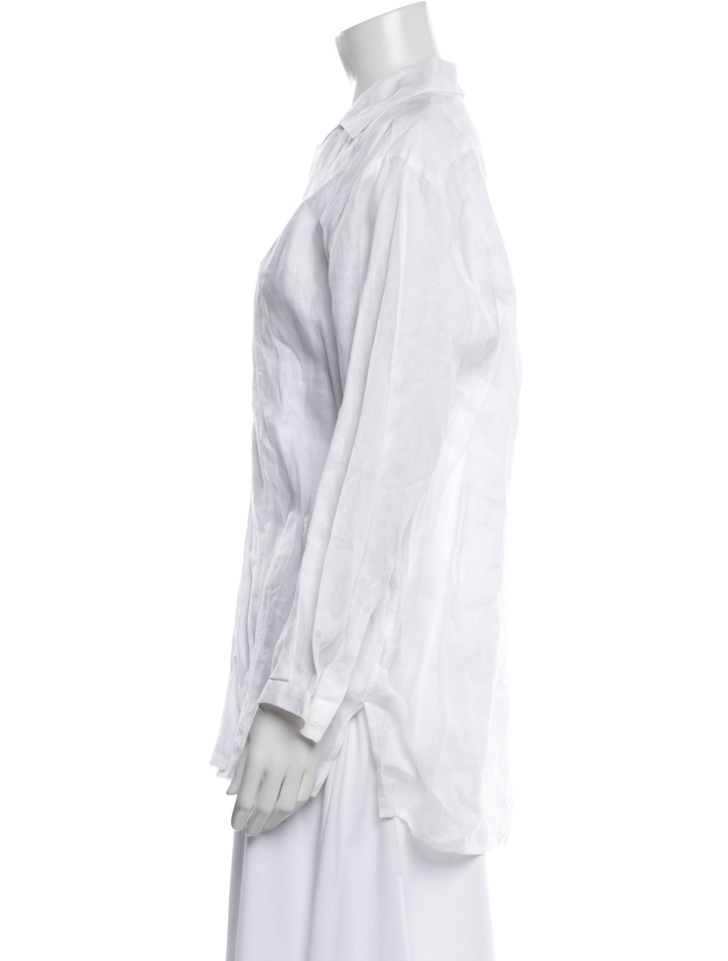 Agnona Linen V-Neck Tunic