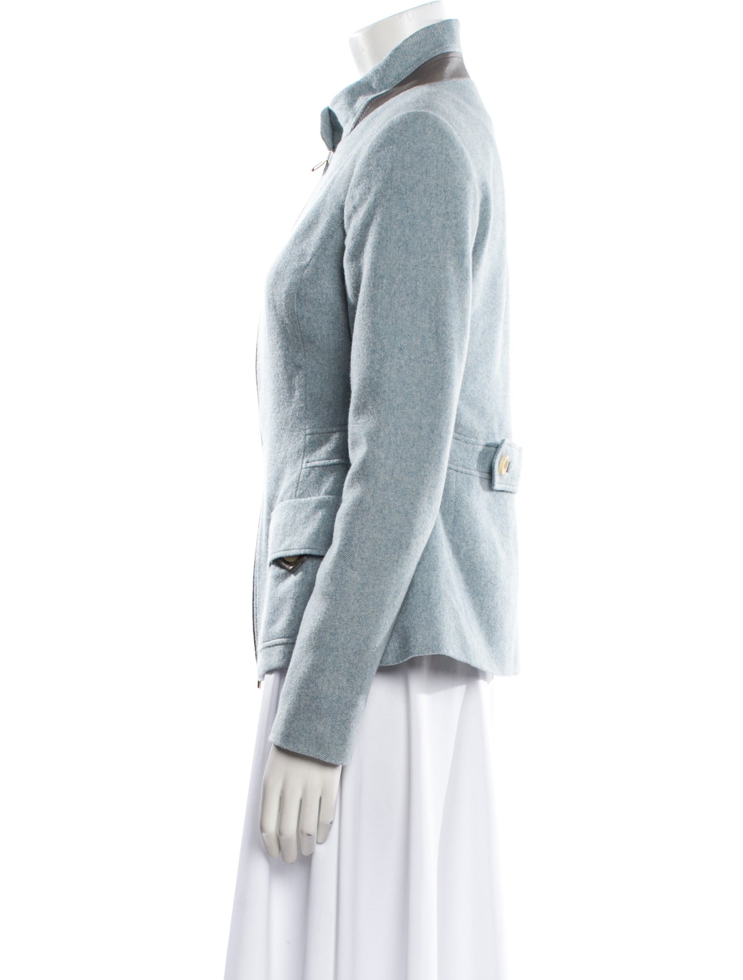 Agnona Cashmere Denim Jacket