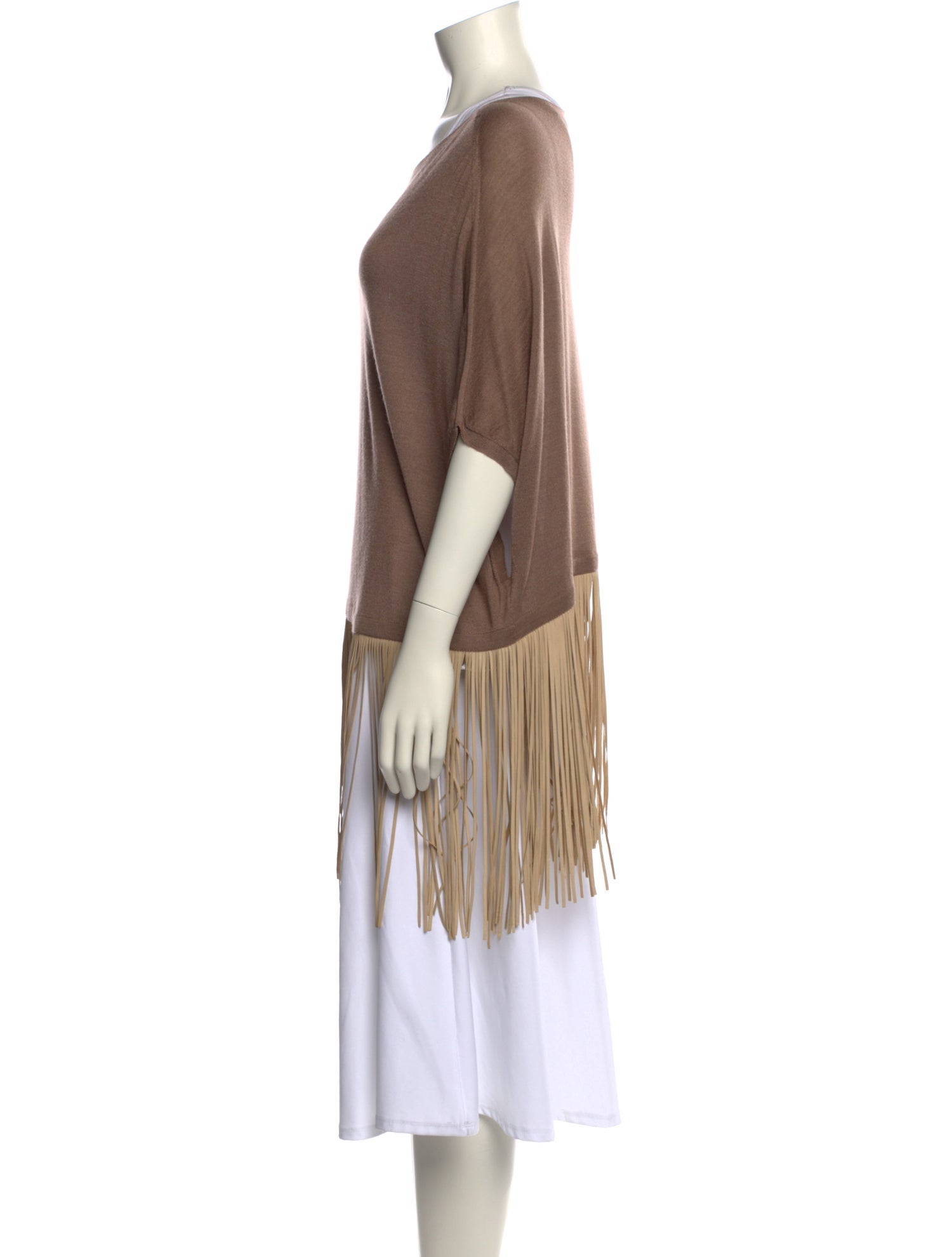 Agnona Cashmere Scoop Neck Sweater