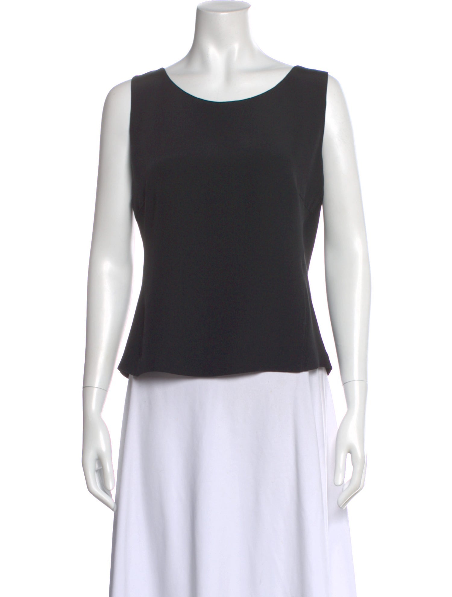 Agnona Crew Neck Sleeveless Top