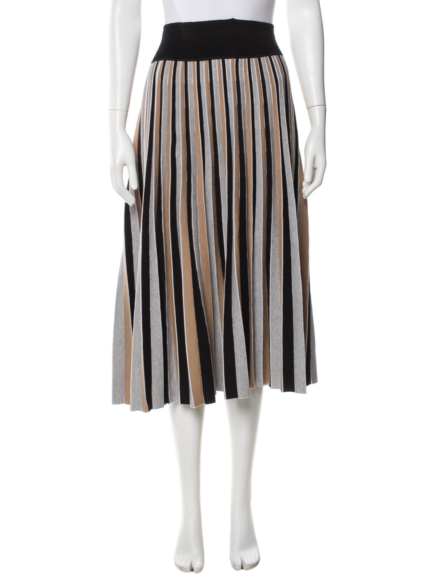 Agnona Wool Midi Length Skirt