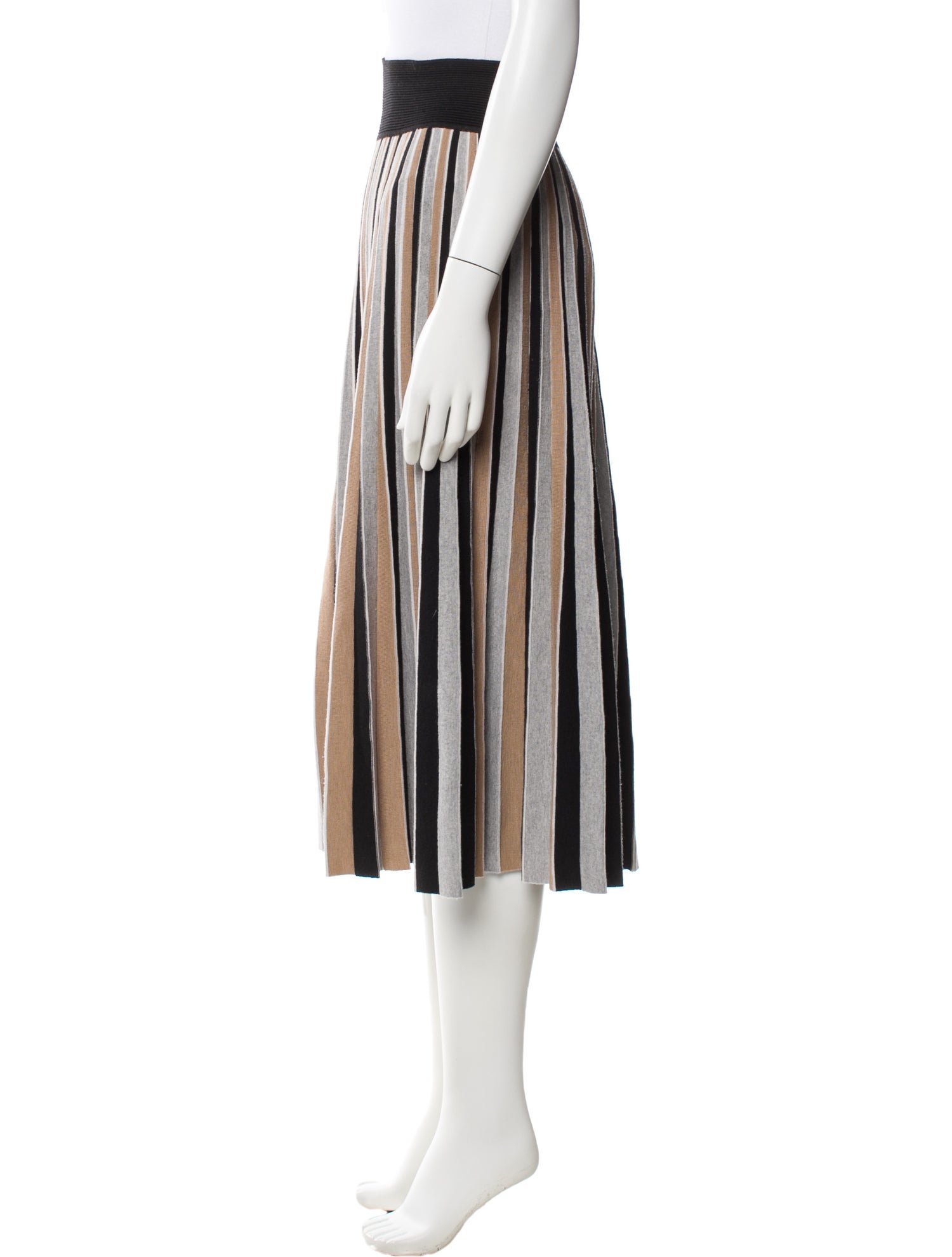 Agnona Wool Midi Length Skirt