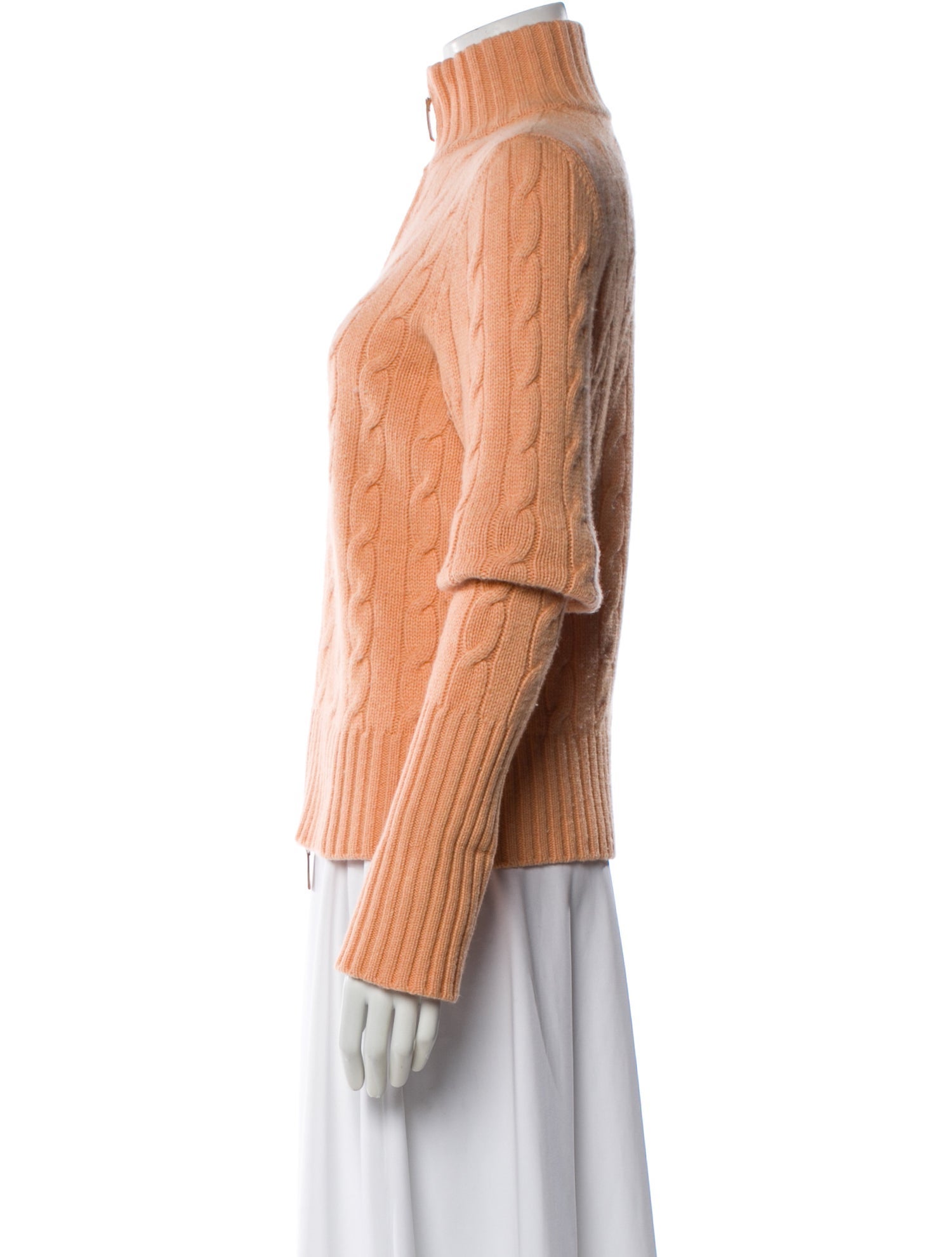 Agnona Cashmere Mock Neck Sweater