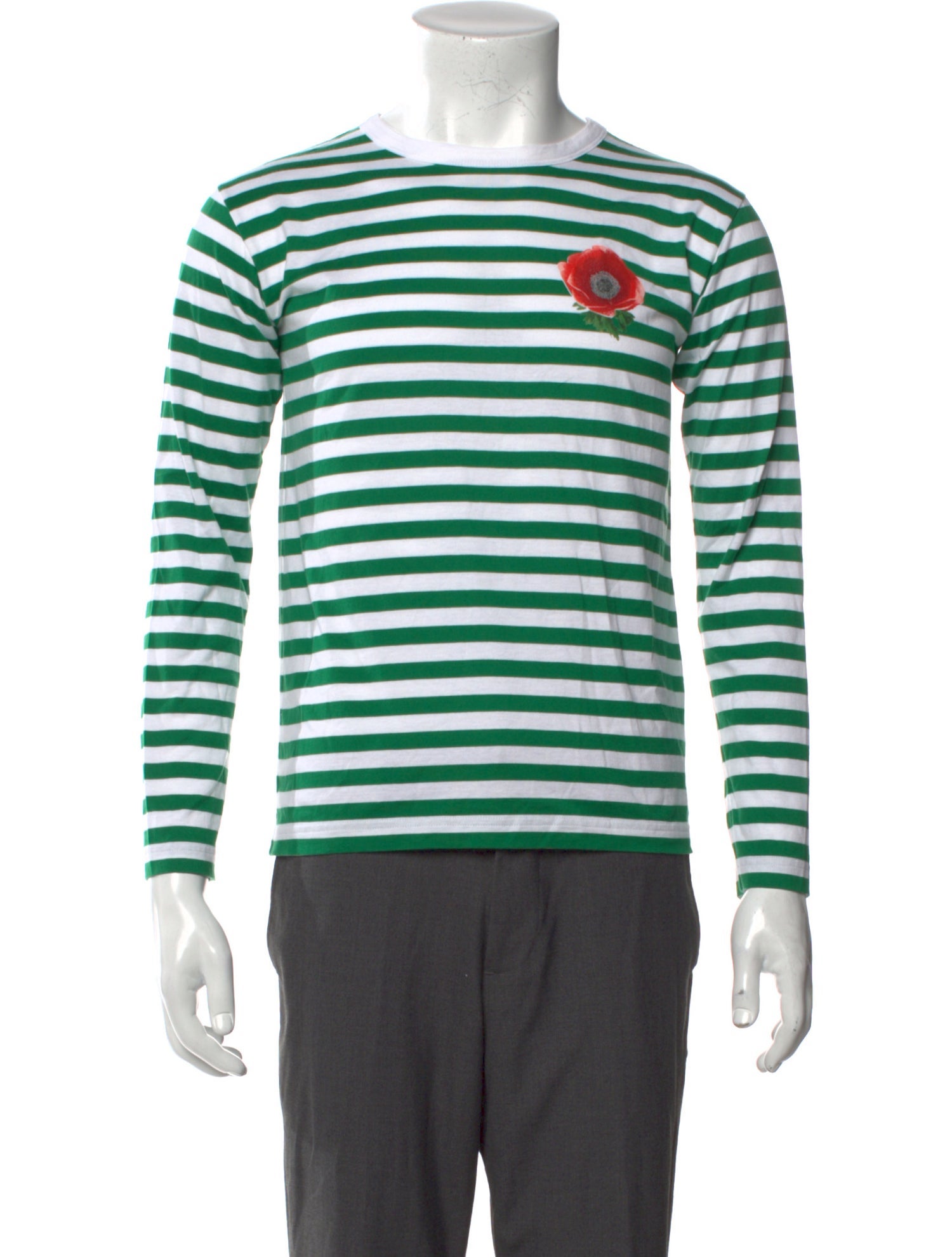 Aguirre & Gross Striped Crew Neck Pullover