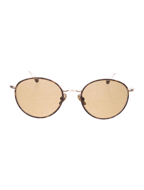Ahlem Tinted Round Sunglasses gold