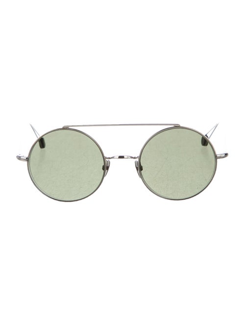 Ahlem Round Tinted Sunglasses Silver