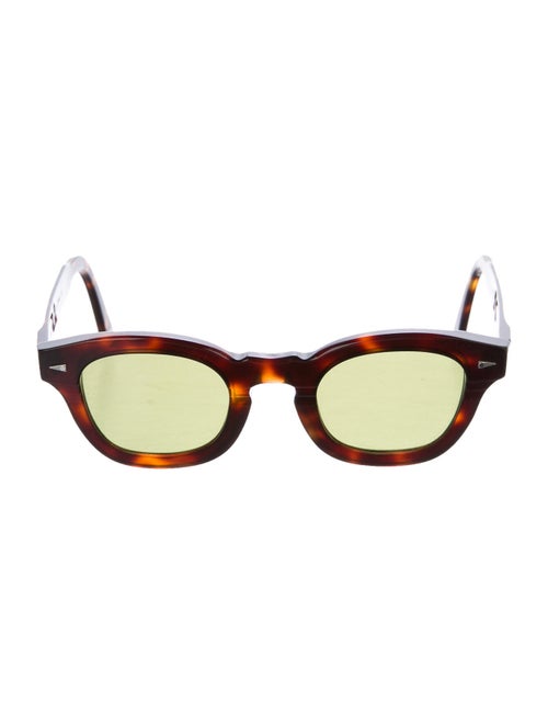 Ahlem Wayfarer Mirrored Sunglasses Brown