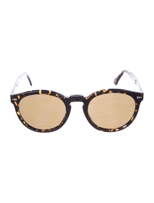 Ahlem Round Tinted Sunglasses Brown