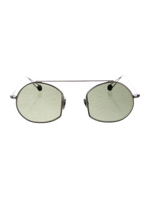Ahlem Tinted Round Sunglasses Silver