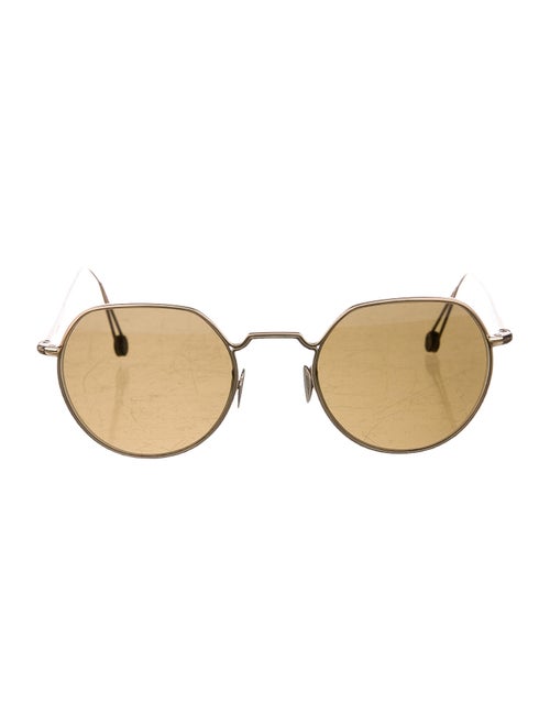 Ahlem Tinted Round Sunglasses Gold