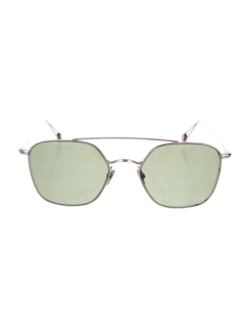 Ahlem Square Mirrored Sunglasses Gold